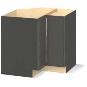 RELIABILT Parkstone II Lazy Susan, Slate Stained, 36" W, 2 Doors, Fully Assembled - 641077 | Lowe's Pro Supply